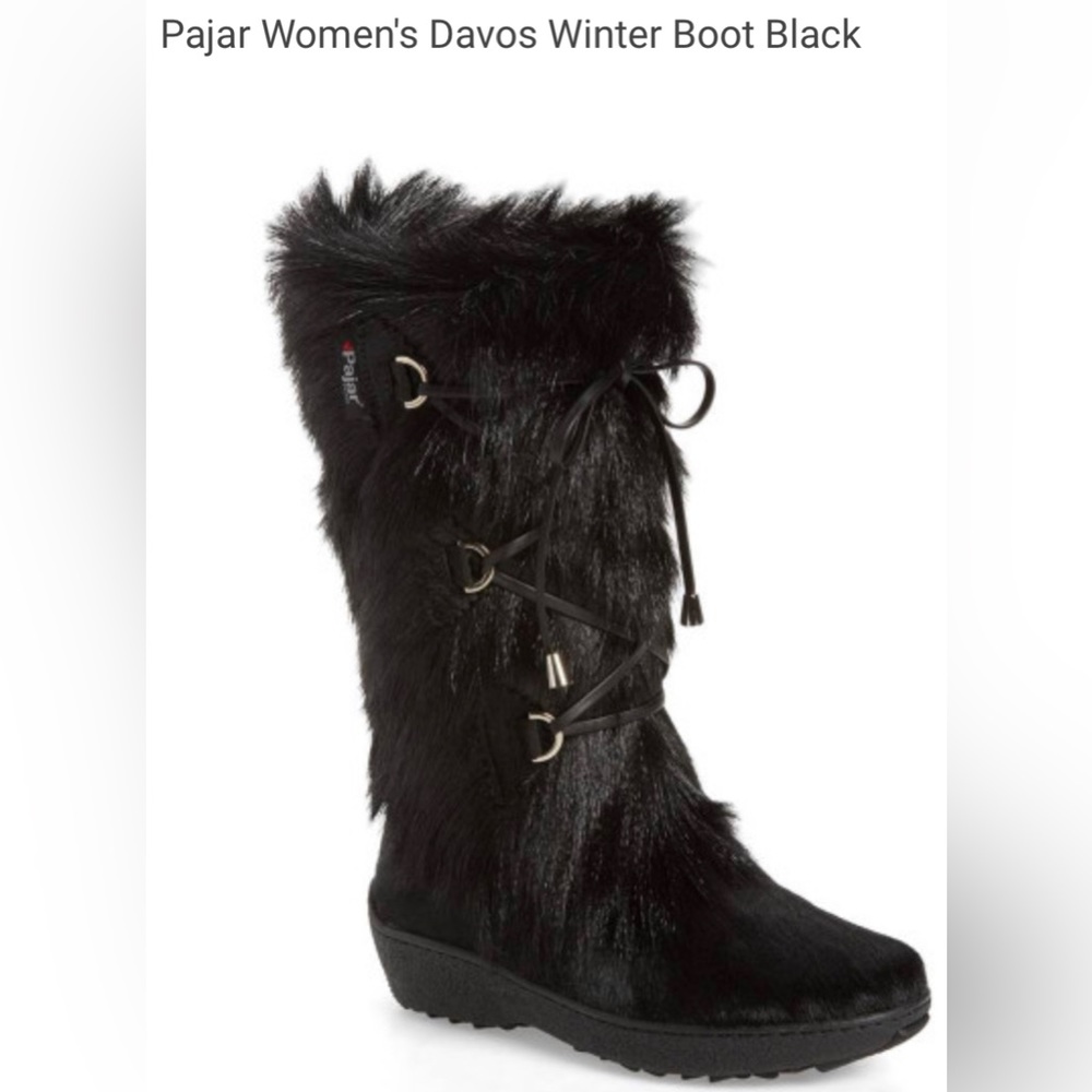 ❤️ Pajar Davos Black Fur Boots **OUT OF STOCK**
